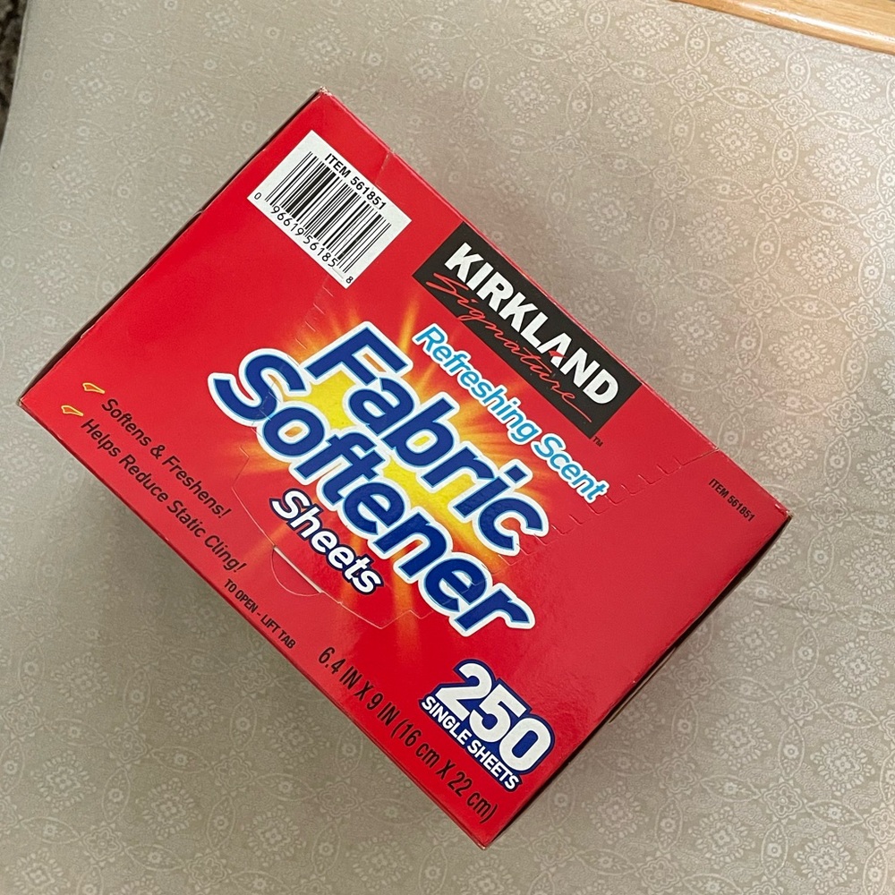 Kirkland Fabric Softener 250 Sheets